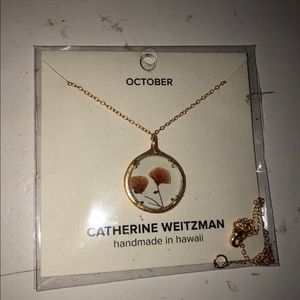 anthropology flower necklace